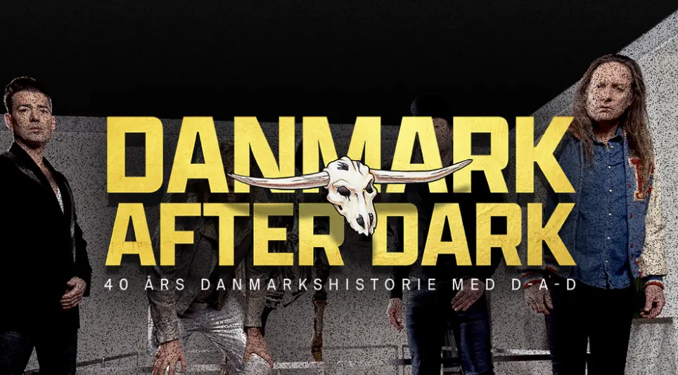 Screenshot of the frontpage for Danmark After Dark