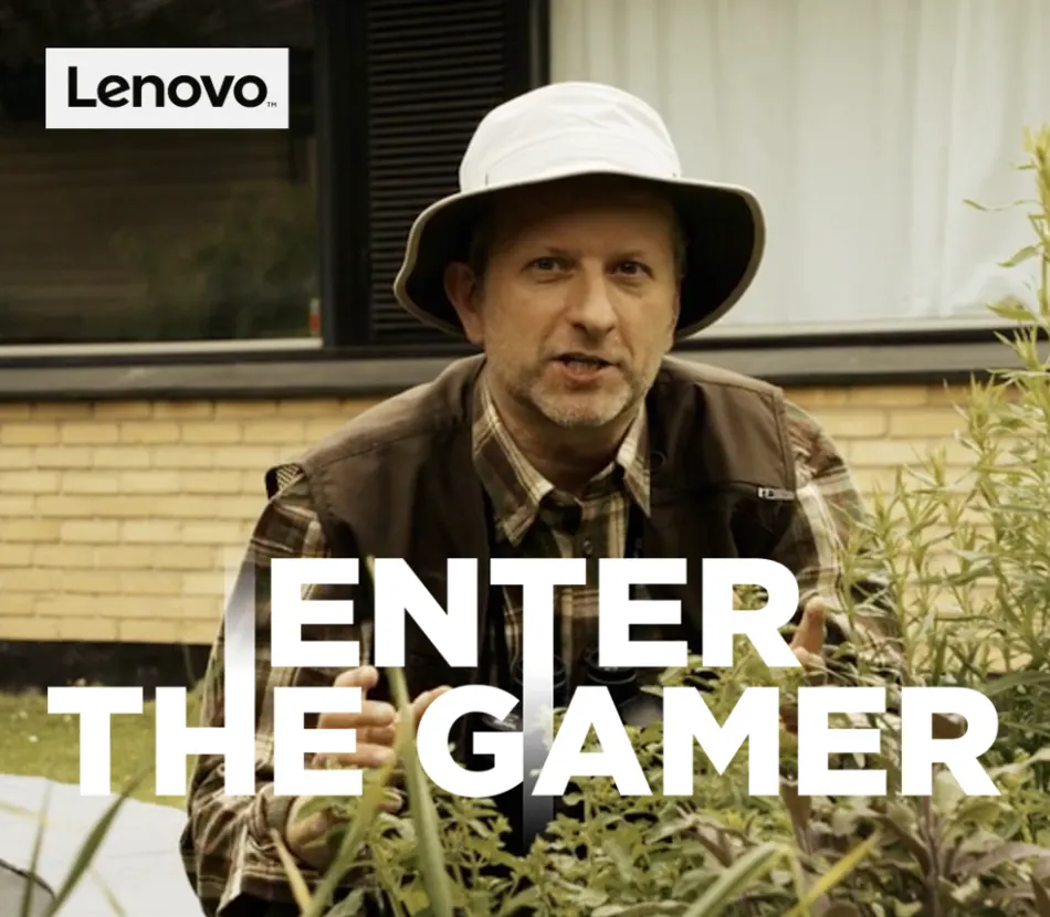Screenshot of the frontpage for Enter the gamer