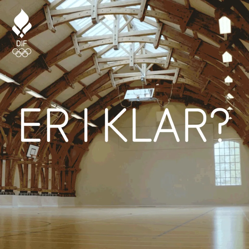 Screenshot of the frontpage for Er i klar?