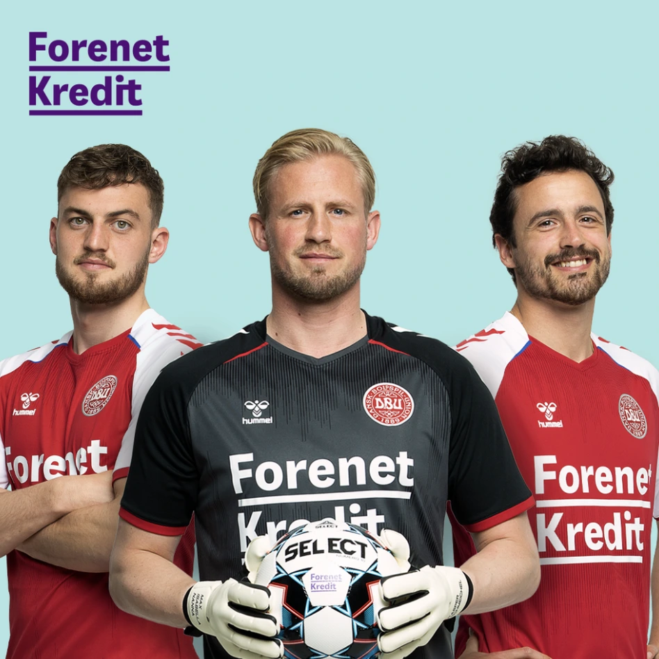 Screenshot of the frontpage for Forenet for fodbolden
