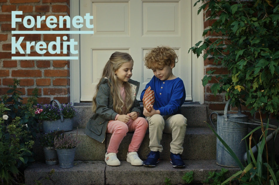 Screenshot of the frontpage for Vi deler overskuddet