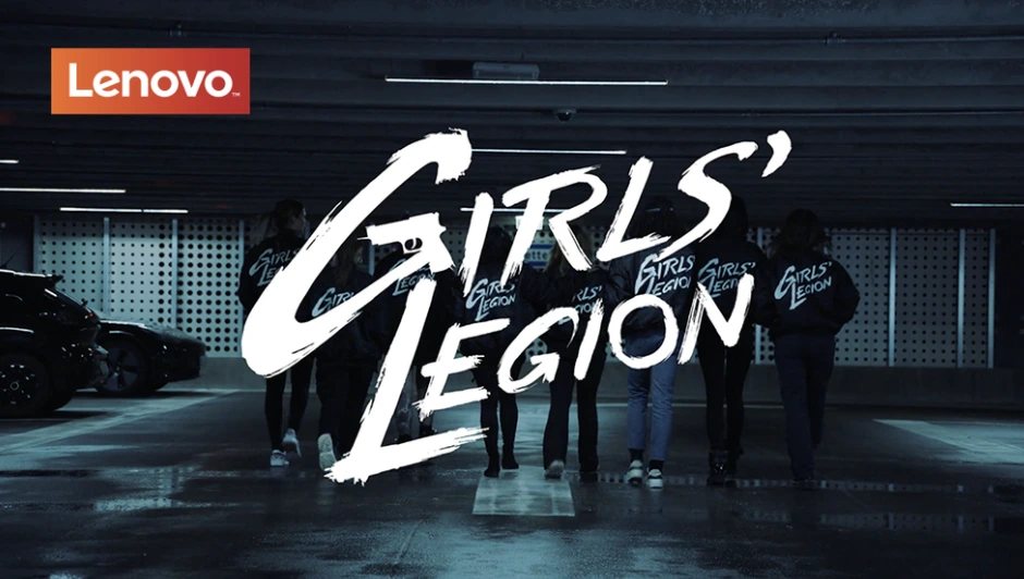 Screenshot of the frontpage for Girl's legion 2022