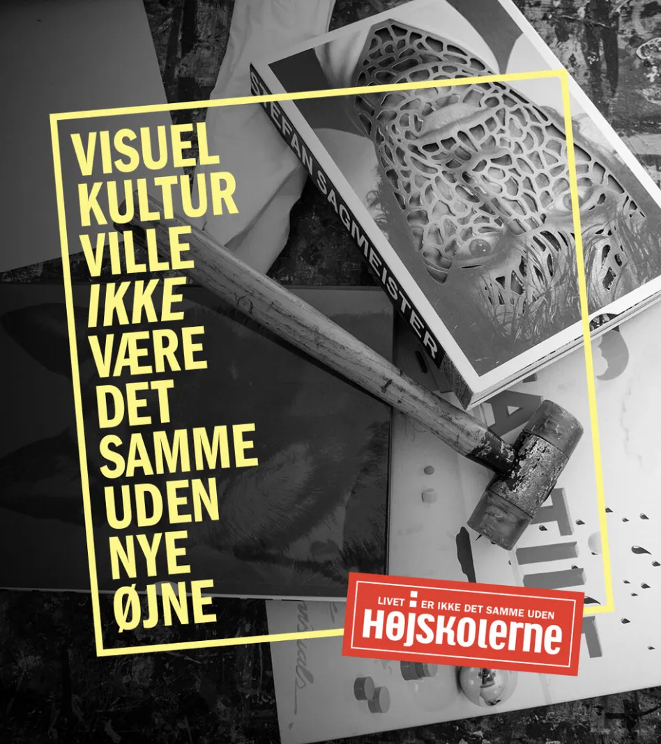 Screenshot of the frontpage for Livet er ikke det samme uden højskolerne