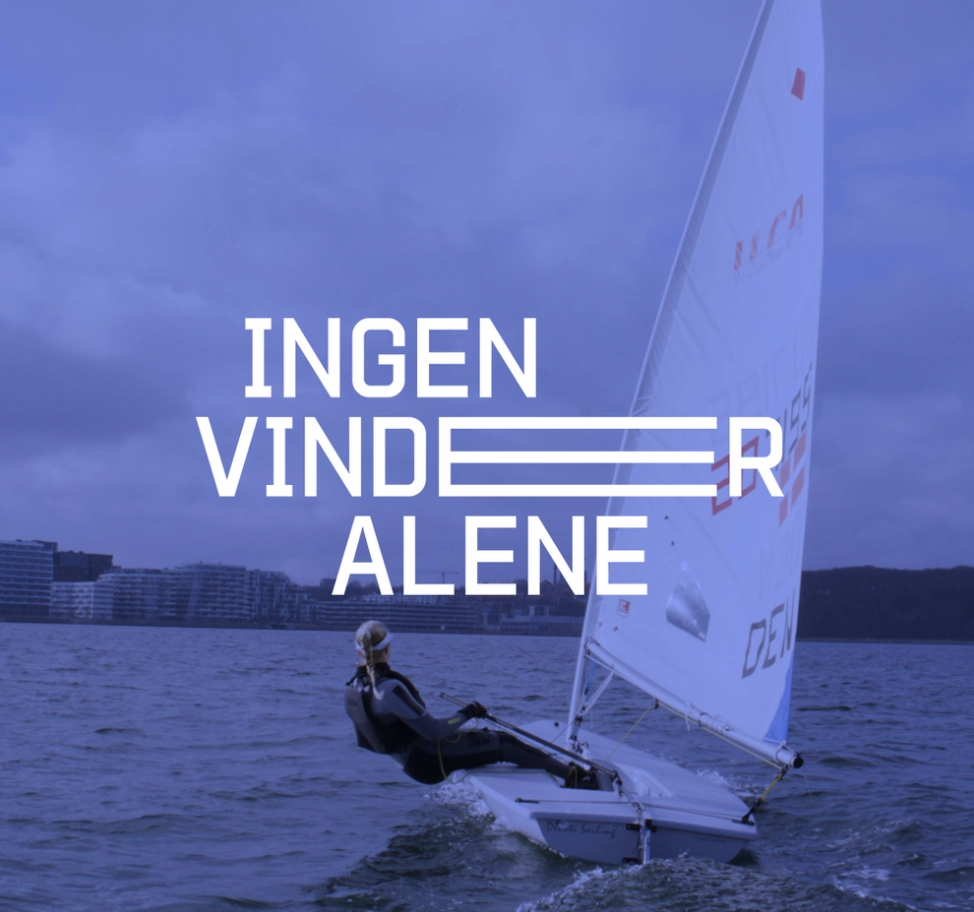 Screenshot of the frontpage for Ingen vinder alene (DIF)
