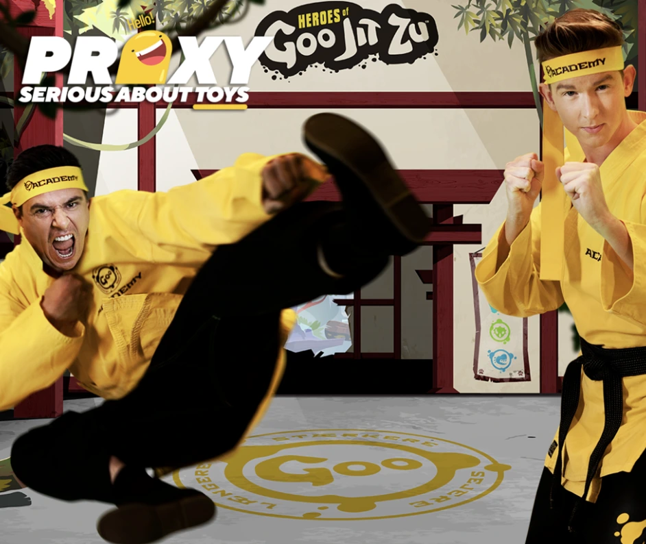 Screenshot of the frontpage for Goo academy