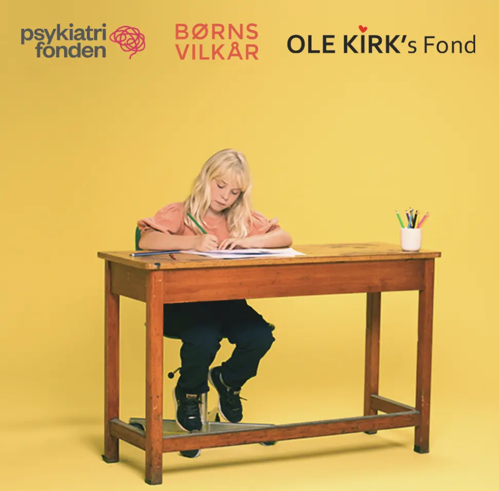 Screenshot of the frontpage for Spørg mere