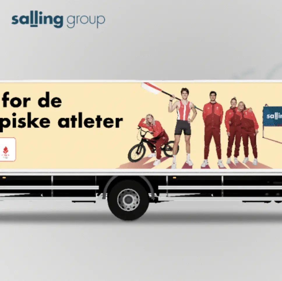 Screenshot of the frontpage for Ingen vinder alene (Salling Group)